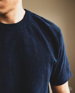 UES No. 8 Slub Nep Tee - Indigo