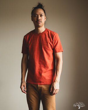 UES No. 8 Slub Nep Tee - Red