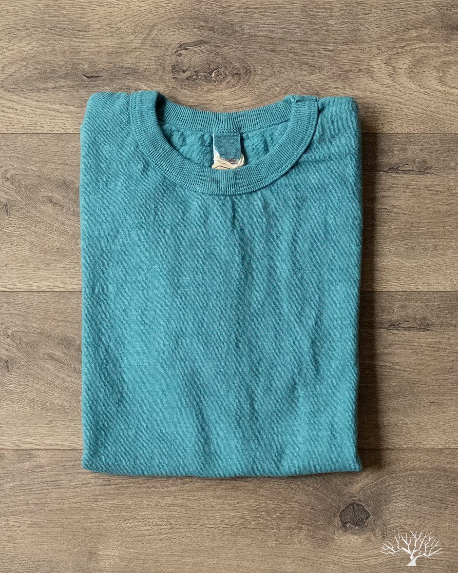 UES No. 8 Slub Nep Tee - Turquoise