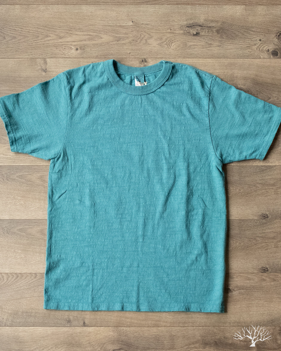 UES No. 8 Slub Nep Tee - Turquoise