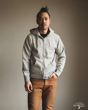 UES Zip Hoodie Sweatshirt - Grey