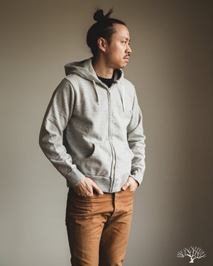 UES Zip Hoodie Sweatshirt - Grey