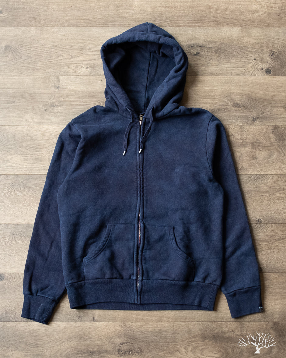 UES Zip Hoodie Sweatshirt - Indigo