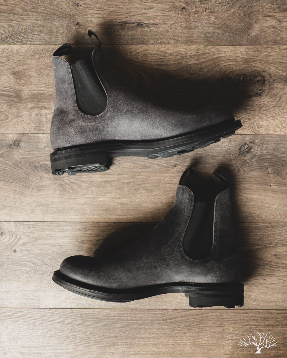 Viberg Chelsea Boot - Charcoal Waxy Commander - 2030