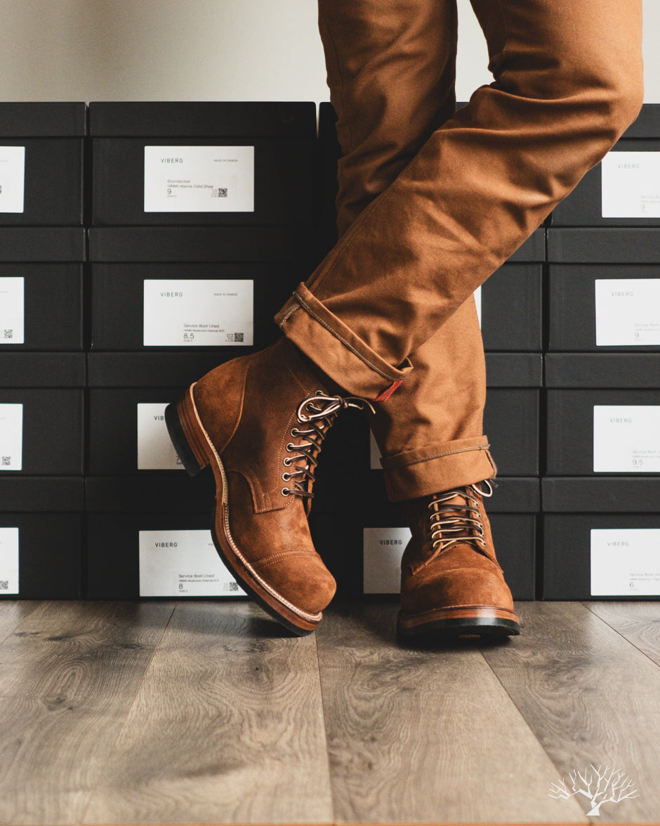 Service Boot - Aged Bark Chamois Roughout - 310