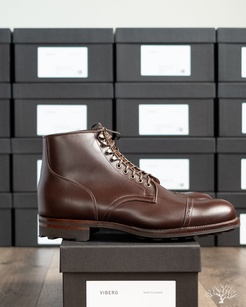 Viberg - Service Boot - Warm Brown French Vocalou - 2030 ...