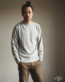 Warehouse Long-Sleeve Crew Neck T-Shirt - Heather Grey