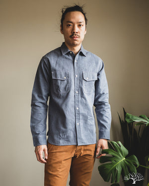 3sixteen Baseball Shirt - Black Khadi Handstitch