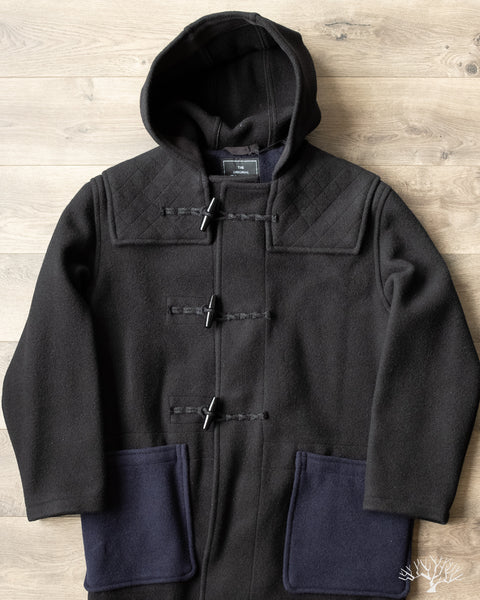 3sixteen x Gloverall Two-Tone Monty Duffel Coat – Withered Fig