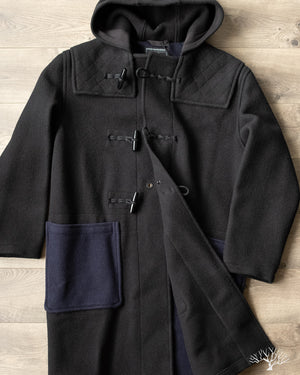 3sixteen x Gloverall Two-Tone Monty Duffel Coat – Withered Fig