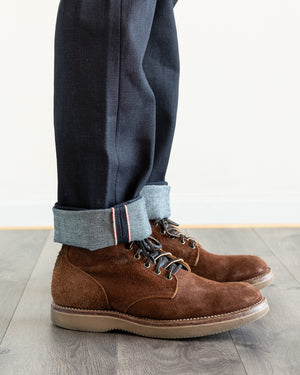 Viberg - Service Boot - Aged Bark Roughout - 1035 – Withered Fig