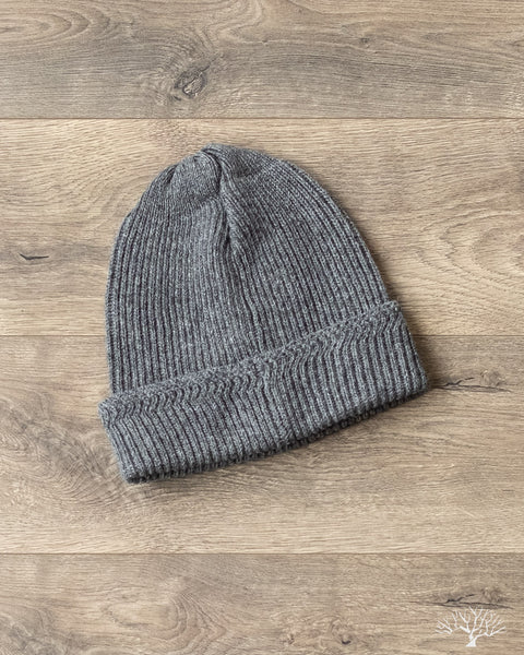 Câbleami - Baby Alpaca Watch Cap - Gray – Withered Fig