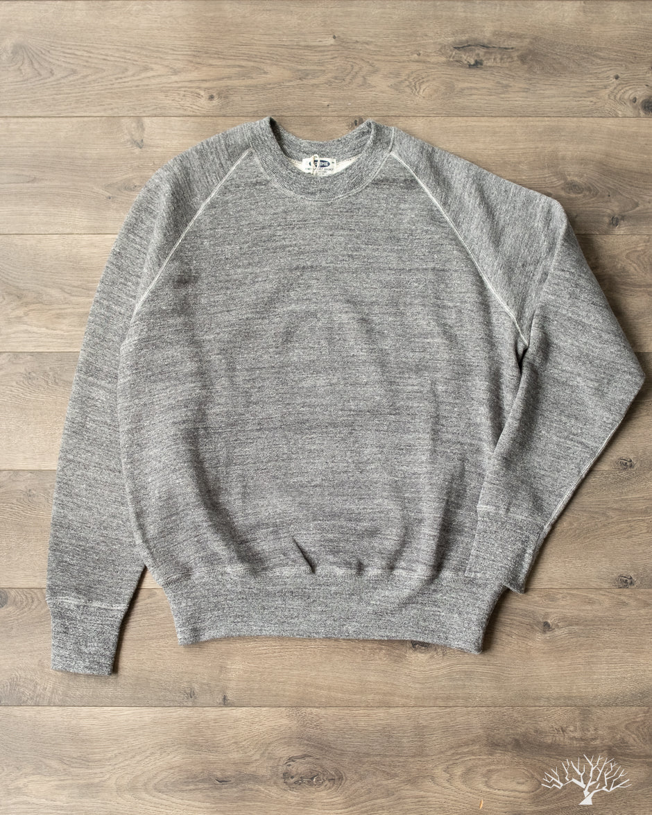 Denime - 262 Four Needle Raglan Hoodie - Light Heather Grey – Withered Fig
