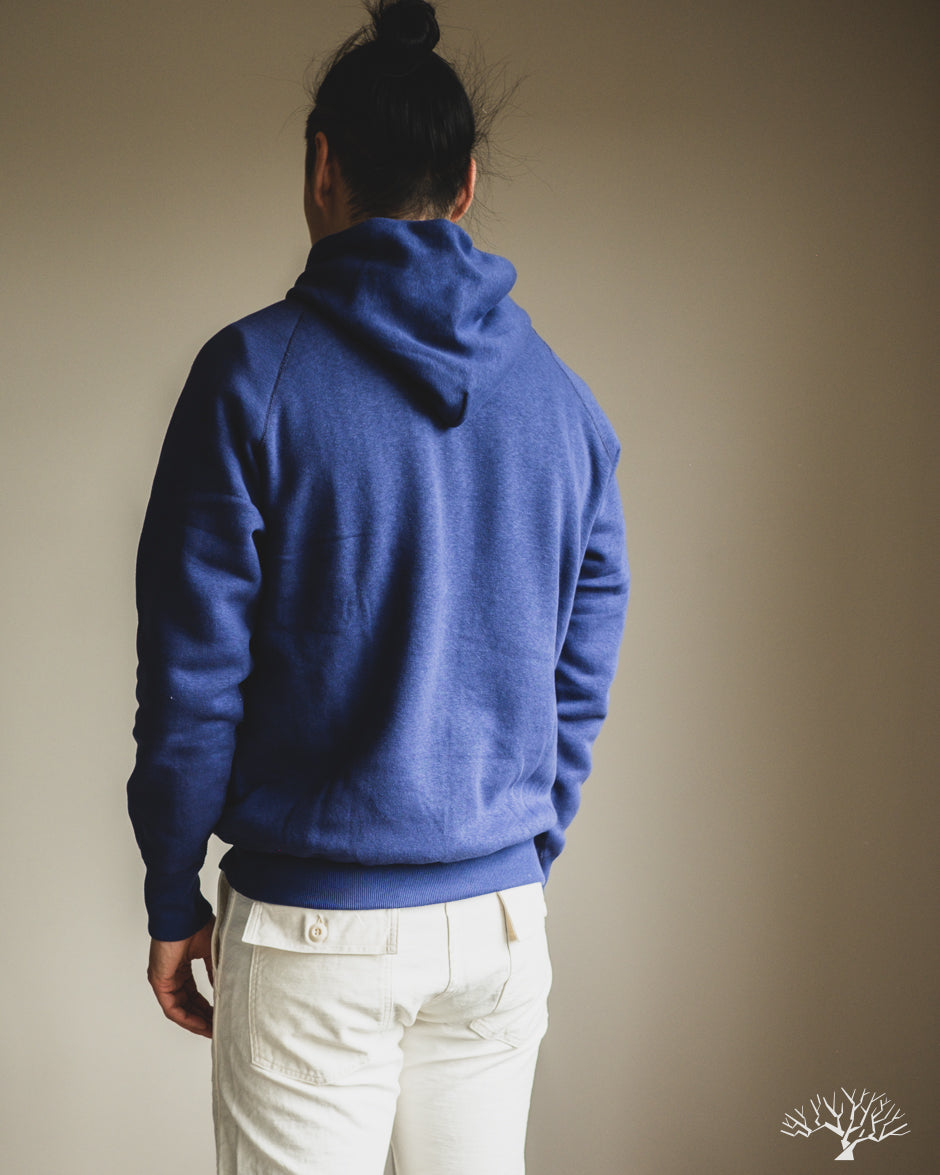 Denime - 262 Four Needle Raglan Hoodie - Blue – Withered Fig