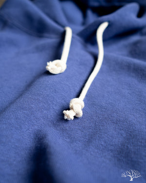 Denime 262 Four Needle Raglan Hoodie - Blue