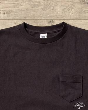 Denime 263 Crew Neck Pocket T-Shirt - Black