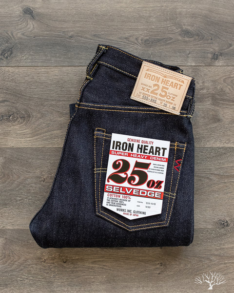 Iron Heart - IH-555-XHS - 25oz Indigo Selvedge Super Slim Denim 