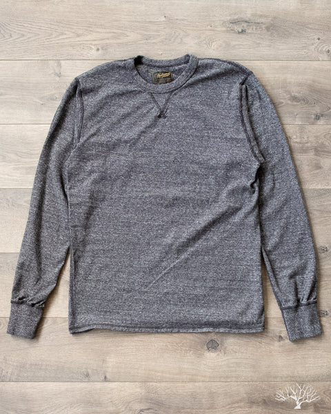 National Athletic Goods - Long Sleeve Gym Tee - Mid Grey – Withered Fig