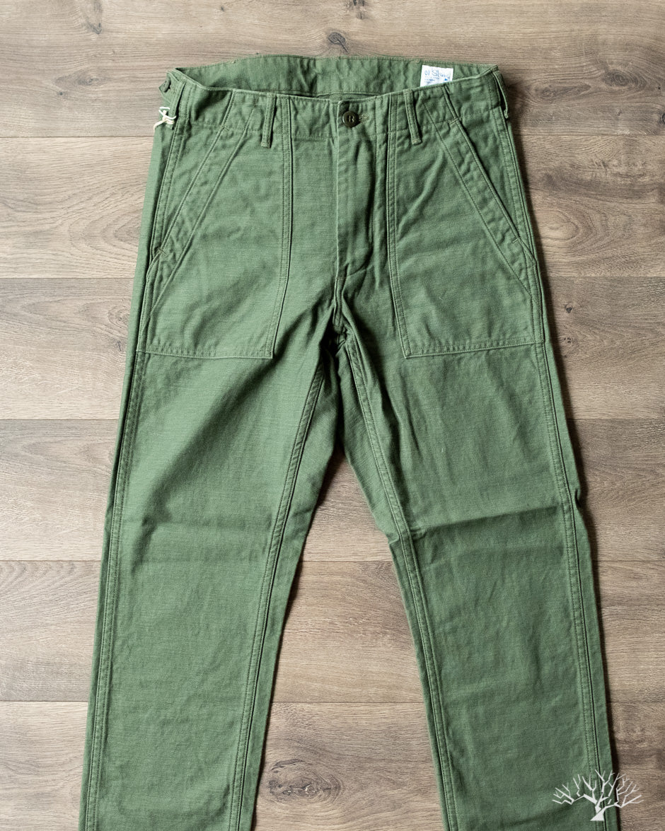 orSlow Slim Fit Fatigue Pants - Green